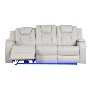 Benz - LED & Power Recliner With Adjustable Headrests And Ambient LED Lighting