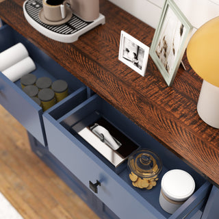 Double Tilt Out Trash Cabinet With Hideaway Drawer And Barn Door Style