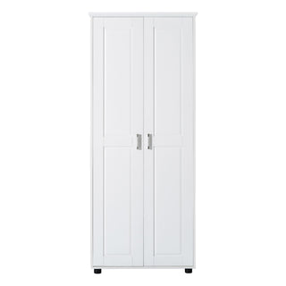 Storage Cabinet With Adjustable Shelves, 2 Doors, Rectangle Design For Bathroom