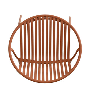 Stackable Outdoor Chairs With Breathable Plastic Backrest (Set of 2)