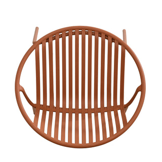 Stackable Outdoor Chairs With Breathable Plastic Backrest (Set of 2)