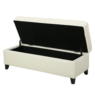 Juliana - Storage Ottoman With Birch Legs