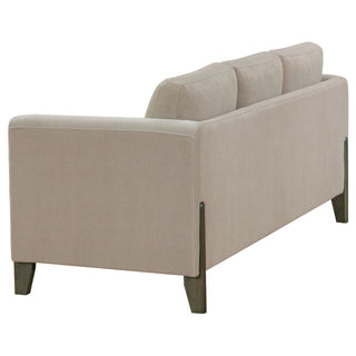 Fisher - Upholstered Panel Arm Sofa - Taupe