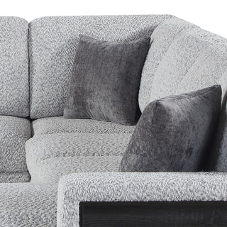 Giza - Modular Sectional Sofa With Sleeper, Storage, USB Charging - Gray