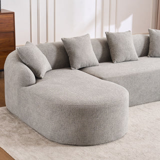 Combined Sofa With 4 Pillows