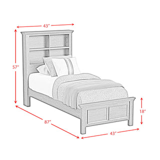 Hampton Kids - Bookcase Bed