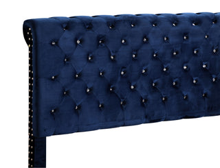 Elegant Transitional Upholstered Bed