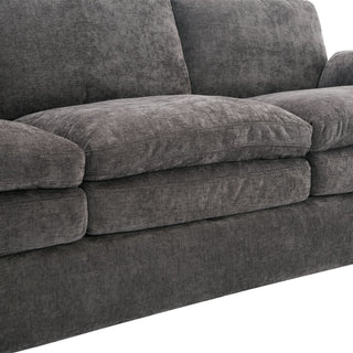 Cozy Upholstered Cushion Loveseat Sofa For Living Room