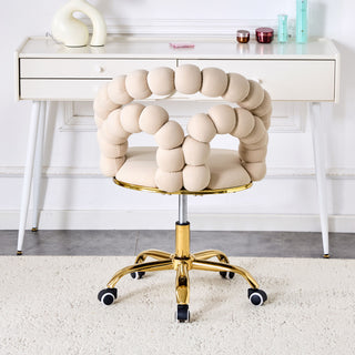 Puffy Bubble, Ball Chain Accent Chair With 5 Claw Casters