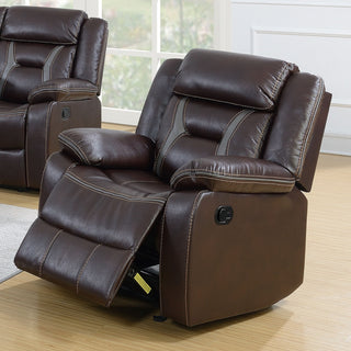 Modern Recliner With Pillow Arms And Headrest