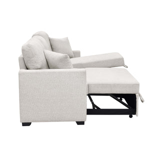 Upholstered Sectional & Pull Out Bed And Chaise Storage