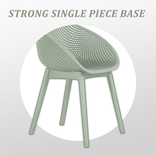 Modern Lounge Chair Set With Round Table