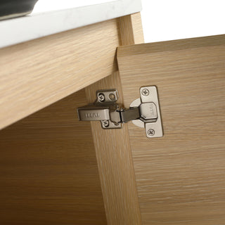 Mounted Bathroom Vanity With Art Sink & 2 Soft Close Doors