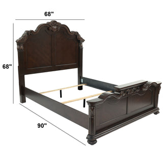 Bed With Carved Details