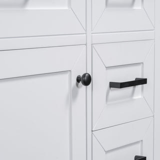 Modern Bathroom Vanity With Sink Combo, 3 Drawers