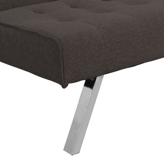 Modern Sofa Bed With Wood Frame And Stainless Legs
