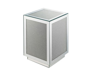 Noralie - Accent Table - Silver - Mirror