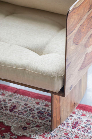 Wooden Sofa - Brown