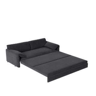 Queen Pull Out Sofa Bed With Side Storage
