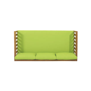 Claremont - 3 Seater Daybed Teak Acacia Wood Water Resistant Cushions