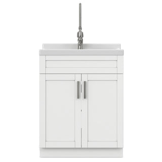 Hennessy - Deluxe Laundry Utility Sink And Cabinet