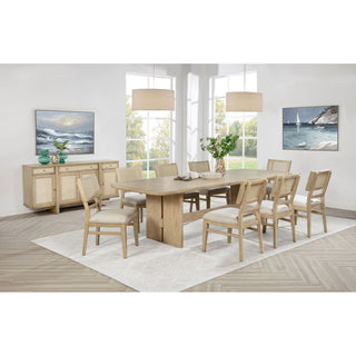 Kimpton - 4 Door Sideboard Buffet Cabinet - Beige