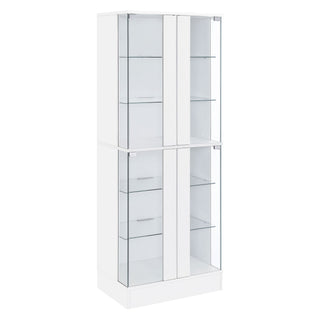 Gilbert - 4 Door LED Curio Display Cabinet