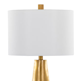 Pompeii - Contemporary Table Lamp - Gold / White