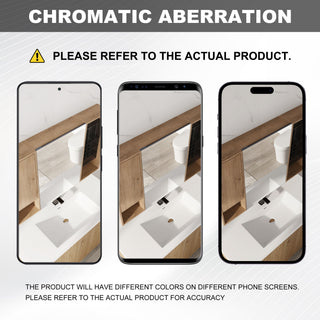 Wall Mounted Bathroom Mirror Cabinet & Adjustable Shelves Storage Cabinet - Imitative Oak