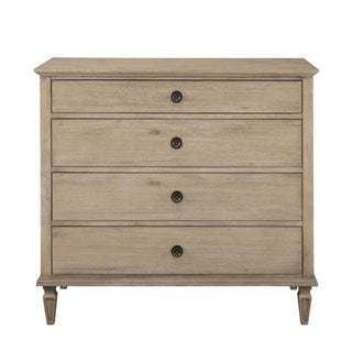 French Inspired Small Dresser - Wire Brushed Light Natural