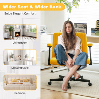 Criss Cross Armrest Office Chair With Wheels