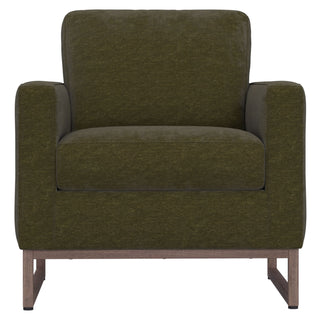 Accent Chair With Track Arm Design