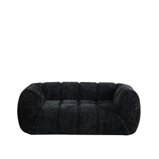 Quilted Cloud Sofa With Rounded Armrests And Piano Key Backrest Design