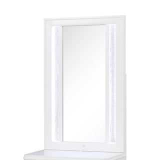 Abigale - Nightstand Top Mirror With LED Lighting (Only Mirror Top) - White