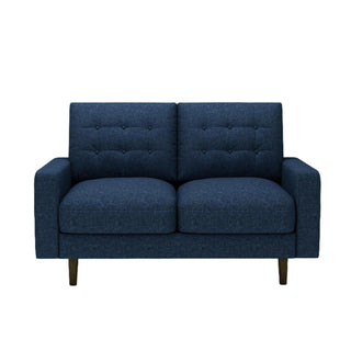 Loveseat Sofa, Tufted Back Upholstered 2 Seat Couch