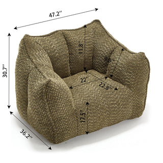 Comfortable Sofa Chairs With Highly Resilient Foam For Living Rooms And Bedrooms