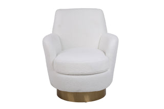 Teddy Swivel Barrel Chair, Swivel Accent Chairs Armchair For Living Room