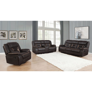 Brazelton - Glider Loveseat With Console