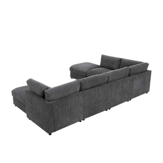 Modern Reversible Modular Sectional