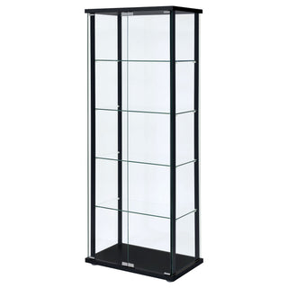 Hyacinth - 4 Shelf Curio Cabinet