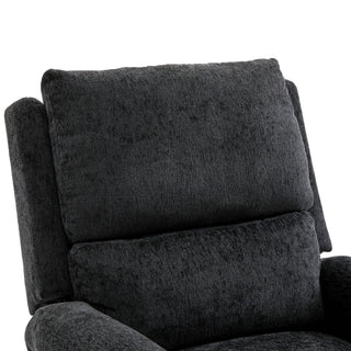 Manual Recliner Massage Chair With Swivel Rocker, 8 Massage Modes, Side Storage Pocket