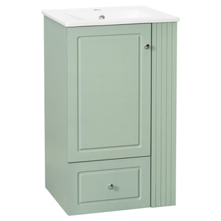 Modern Freestanding Bathroom Vanity With Sink, Soft-Close Drawer, Towel Bar