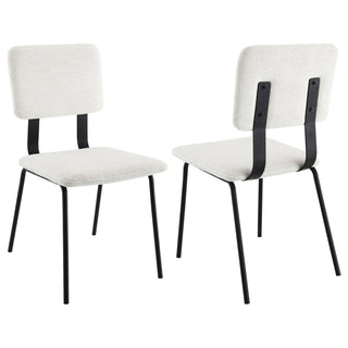Bixby - Upholstered Dining Side Chair (Set of 2) - White