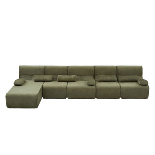 Oversized Sectional Sofa, Living Room Seating With Modular Design