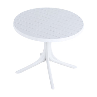 4 Piece Set Of Modern Designed Single Chairs With Round Table
