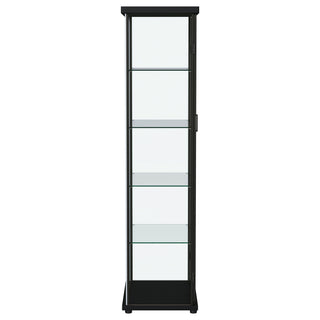 Nevra - 4 Shelf Display LED Curio Cabinet