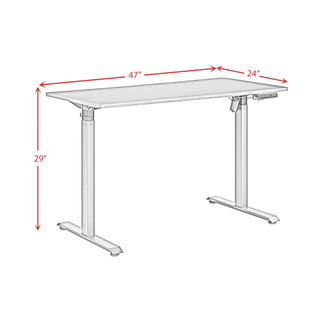 Oakland - 2.0 Adjustable Desk - Black