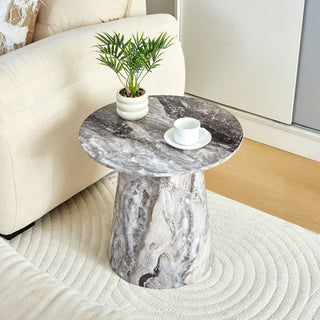 Circular Coffee Table With Adjustable Feet