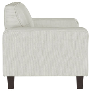Xana - 2 Piece Upholstered Track Arm Sofa Set - Greige
