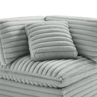 Jenny - Corner Accent Chair - Gray